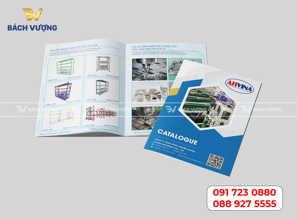 In catalogue giới thiệu sản phẩm