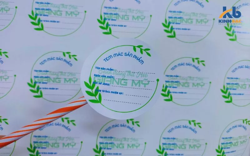 Tem decal giấy kh&ocirc;ng c&aacute;n m&agrave;ng