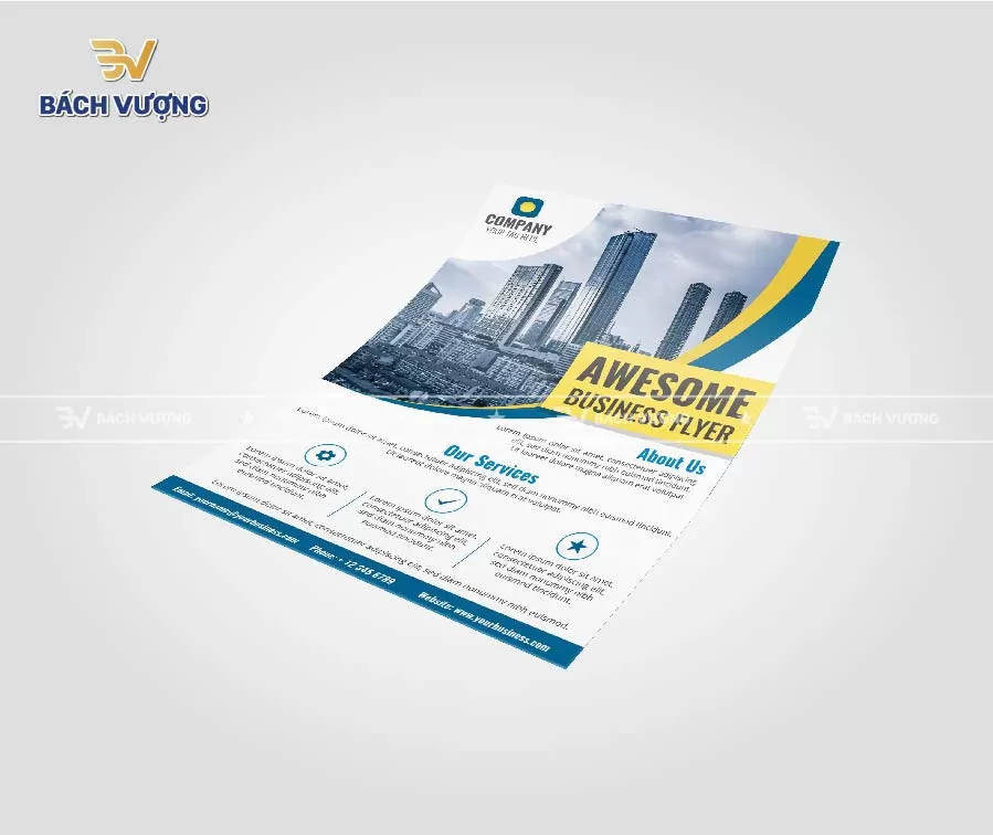 In tờ rơi số lượng ít