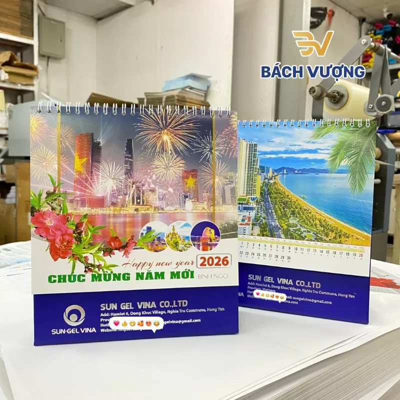 In lịch để b&agrave;n gi&aacute; rẻ - B&aacute;ch Vượng