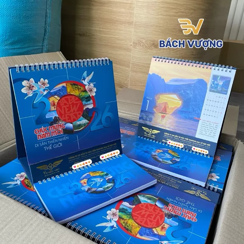 In lịch để b&agrave;n gi&aacute; rẻ - B&aacute;ch Vượng