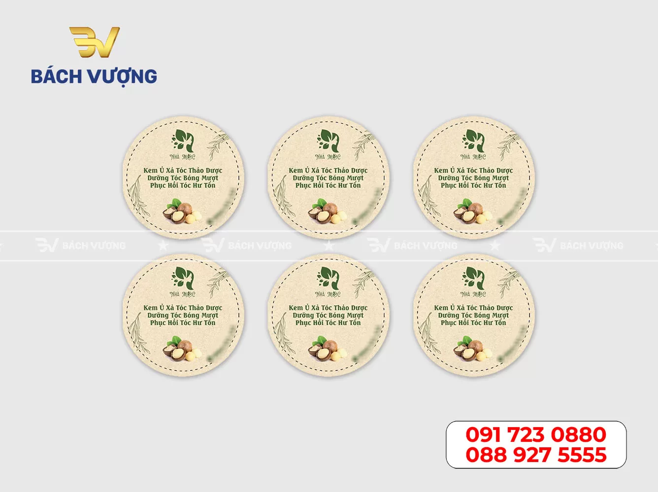 in decal giấy kraft số lượng ít