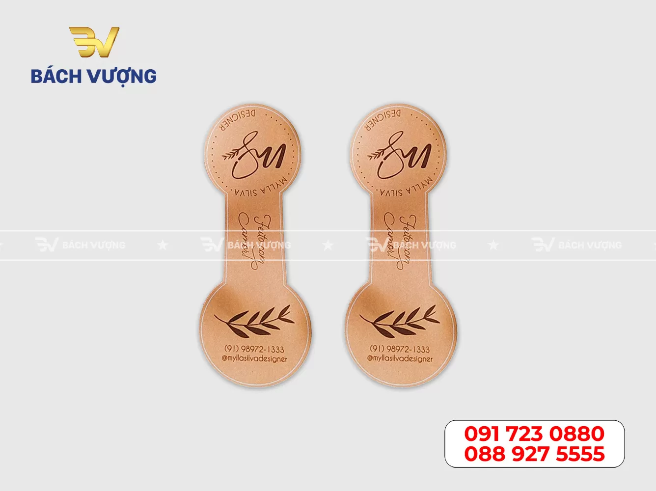 in decal giấy kraft số lượng ít