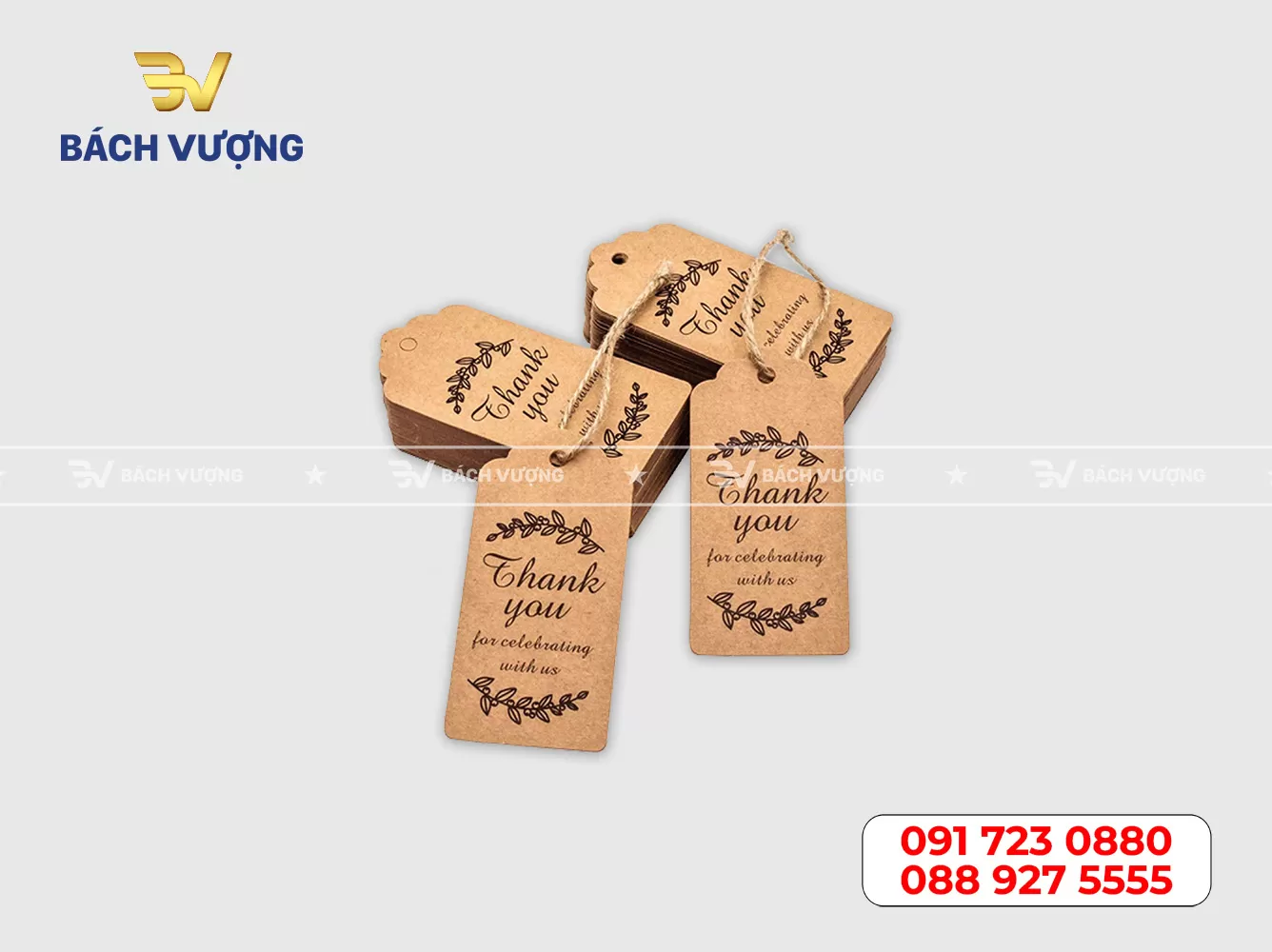 in decal giấy kraft số lượng ít