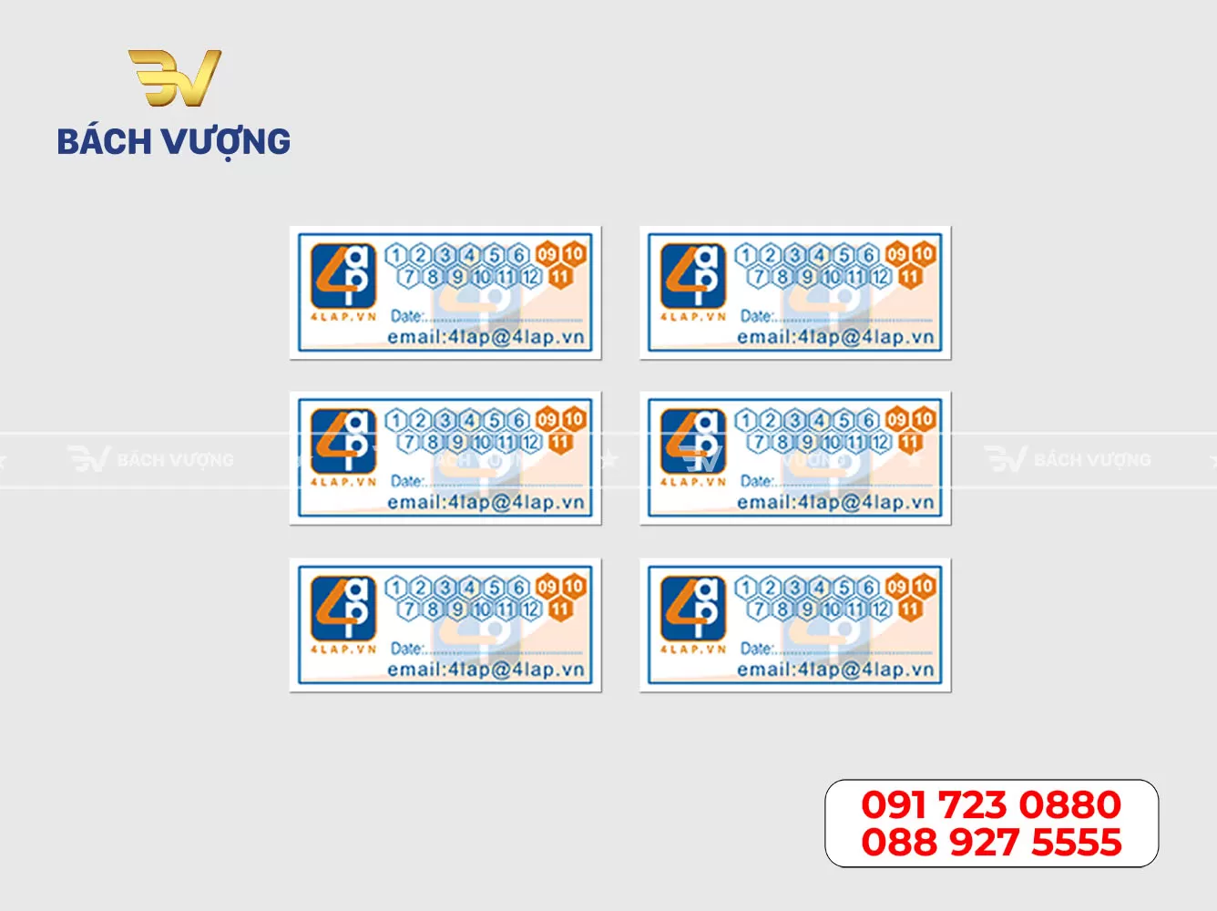 In tem bảo hành điện thoại