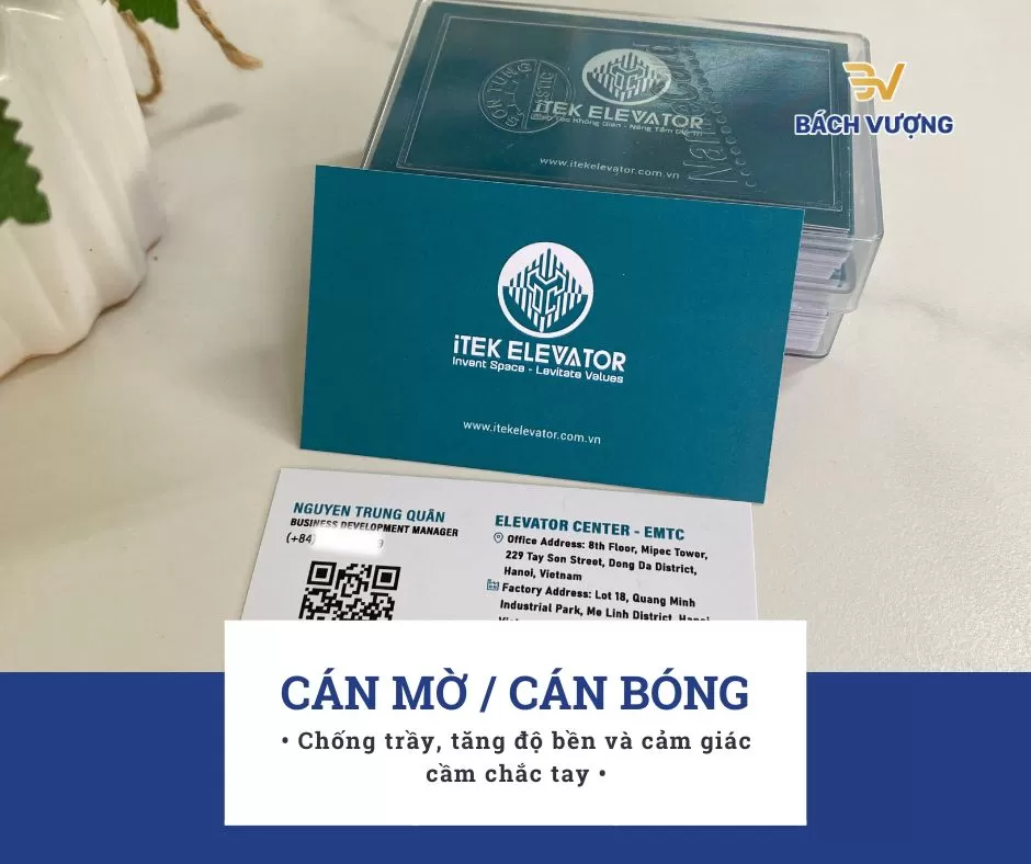 Dịch vụ C&aacute;n mờ/c&aacute;n b&oacute;ng tr&ecirc;n card visit tại B&aacute;ch Vượng
