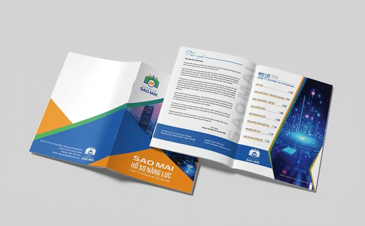 Dịch vụ thiết kế hồ sơ năng lực c&ocirc;ng ty - B&aacute;ch Vượng