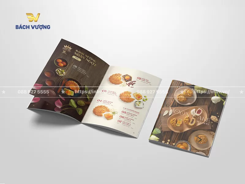 Mẫu catalogue b&aacute;nh trung thu cảm hứng hoa sen