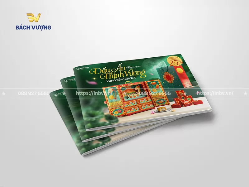 Mẫu catalogue b&aacute;nh trung thu đẹp, nổi bật