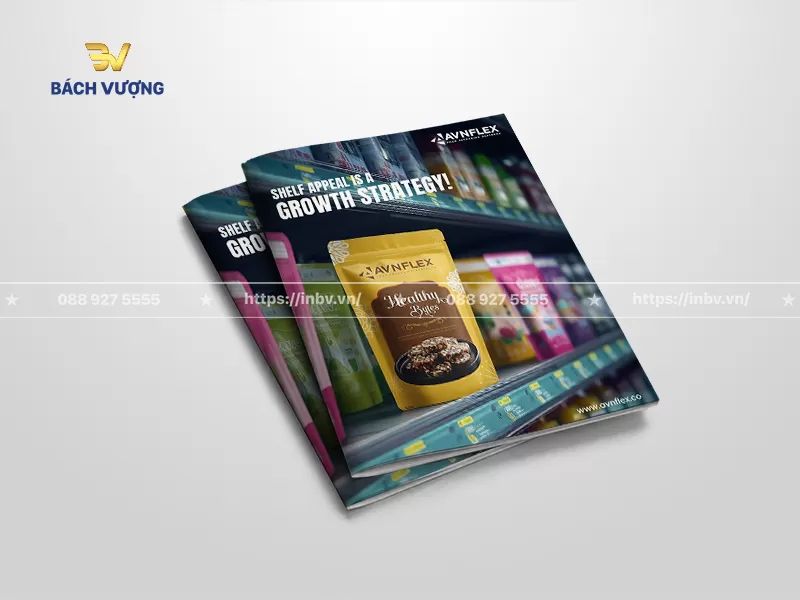 Mẫu catalogue bao b&igrave; thực phẩm b&aacute;nh quy dinh dưỡng