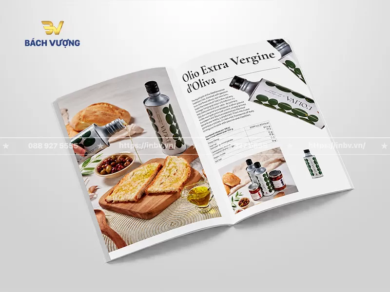 Mẫu catalogue bao b&igrave; thực phẩm gia vị