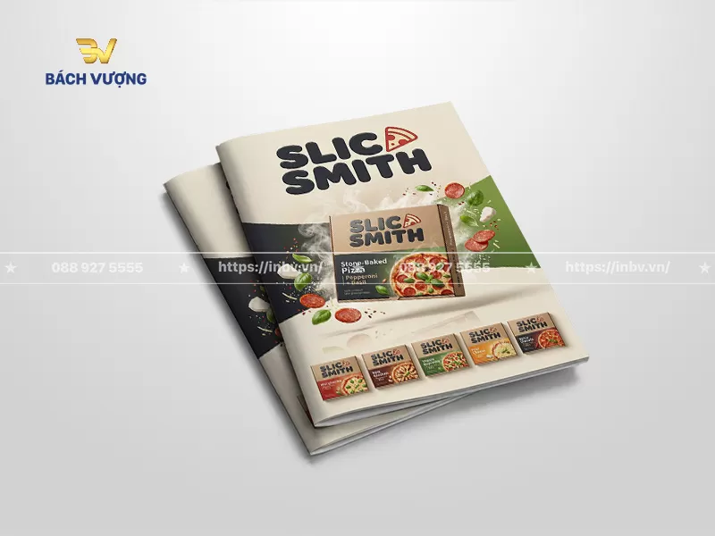 Mẫu catalogue bao b&igrave; thực phẩm hộp giấy đựng b&aacute;nh pizza