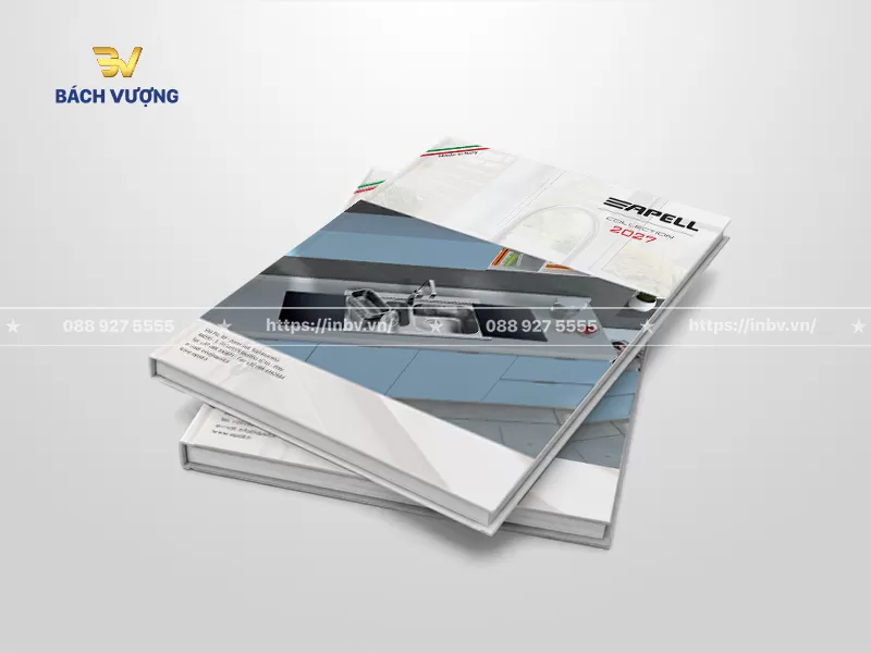 Mẫu catalogue b&igrave;a cứng cao cấp cho bộ sưu tập thiết bị nh&agrave; bếp