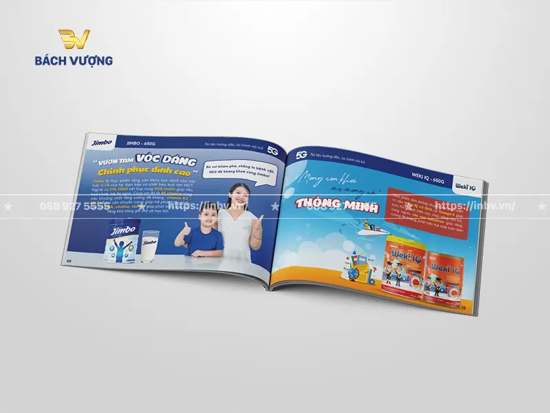 mẫu catalogue dịch vụ chăm s&oacute;c sức khỏe giới thiệu sản phẩm sữa ph&aacute;t triển to&agrave;n diện cho b&eacute;