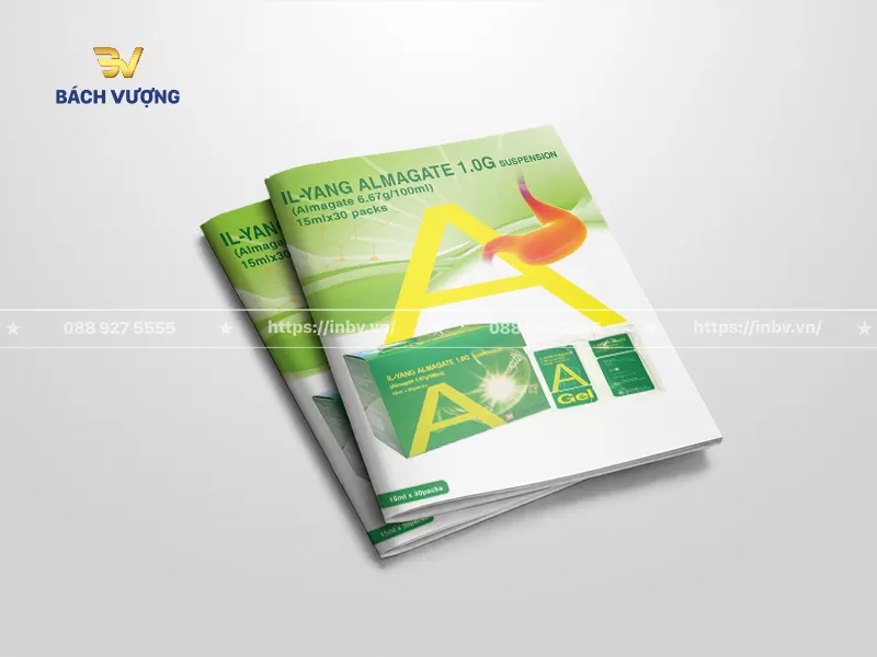 mẫu catalogue dịch vụ chăm s&oacute;c sức khỏe giới thiệu sản phẩm thuốc dạ d&agrave;y trực quan