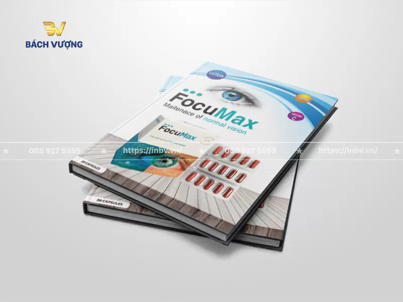 mẫu catalogue dịch vụ chăm s&oacute;c sức khỏe giới thiệu vi&ecirc;n uống bổ mắt v&agrave; bảo vệ thị lực dạng b&igrave;a cứng g&aacute;y vu&ocirc;ng cao cấp