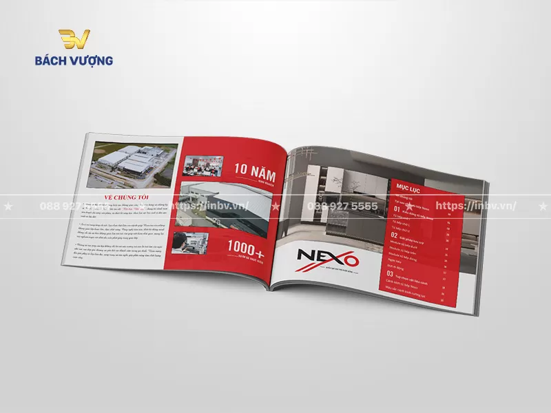 Trang giới thiệu doanh nghiệp v&agrave; mục lục sản phẩm mẫu catalogue đồ gia dụng thương hiệu tủ bếp với dấu ấn kinh nghiệm, quy m&ocirc; nh&agrave; xưởng & kh&ocirc;ng gian tủ bếp