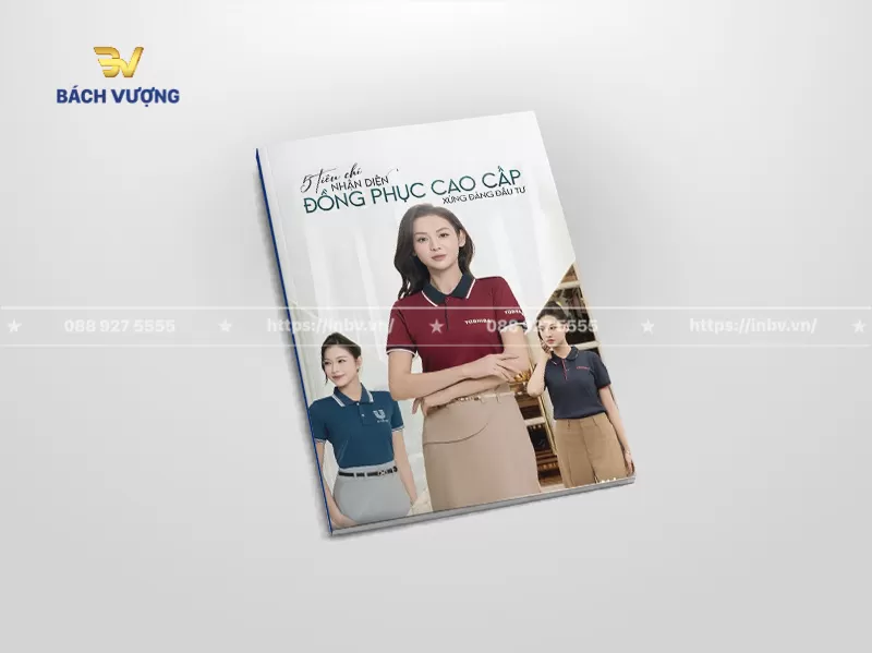 Mẫu catalogue đồng phục cao cấp