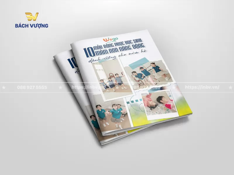 Mẫu catalogue đồng phục học sinh mầm non
