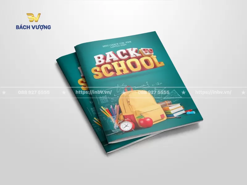 Mẫu catalogue gi&aacute;o dục dạng cẩm nang
