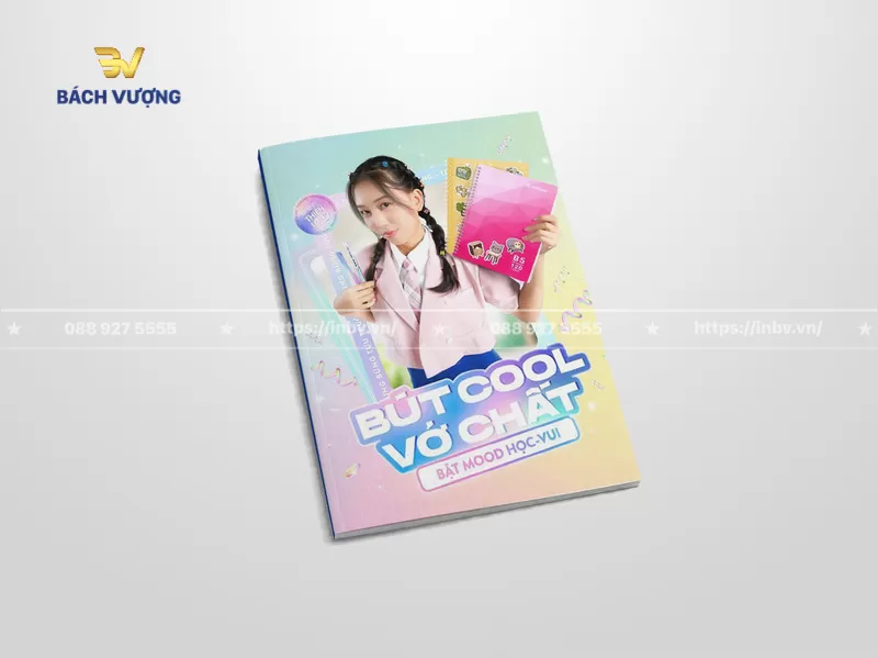 Mẫu catalogue sản phẩm b&uacute;t & vở