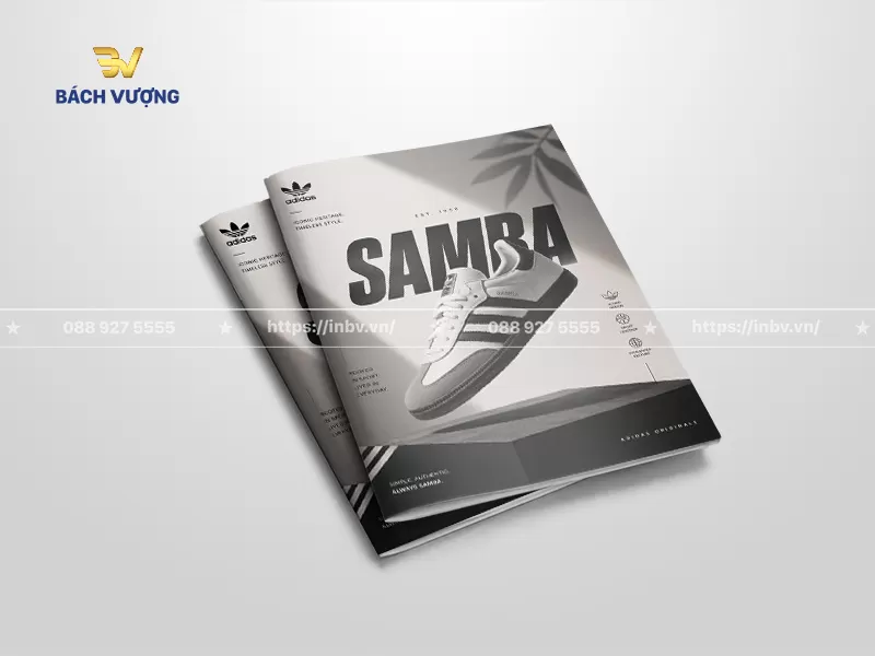 Mẫu catalogue gi&agrave;y phong c&aacute;ch đen trắng tối giản