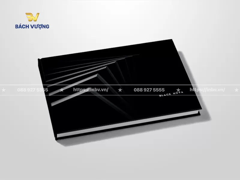 Mẫu catalogue luxury b&igrave;a đen cứng huyền b&iacute;, sang trọng