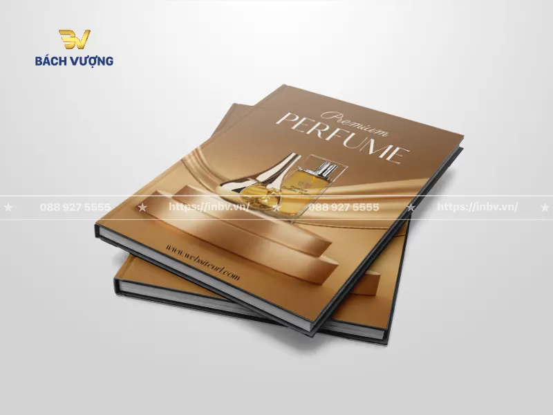 Mẫu catalogue luxury giới thiệu d&ograve;ng nước hoa cao cấp