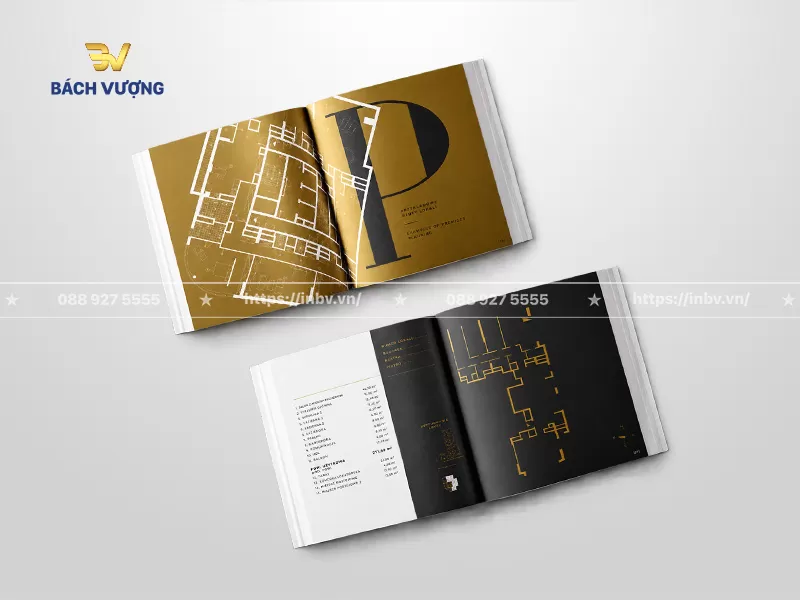 Mẫu catalogue luxury giới thiệu dự &aacute;n bất động sản v&agrave; thiết kế kiến tr&uacute;c cao cấp