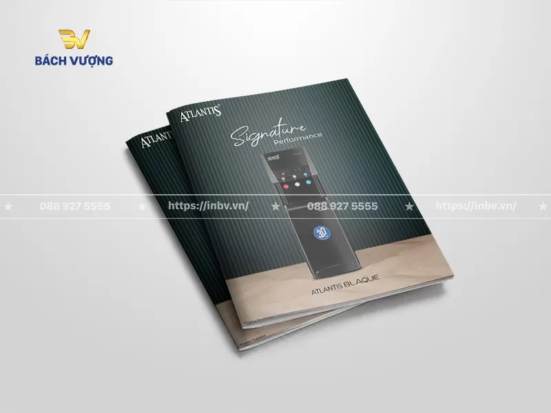 Mẫu catalogue m&aacute;y lọc nước sang trọng & hiện đại