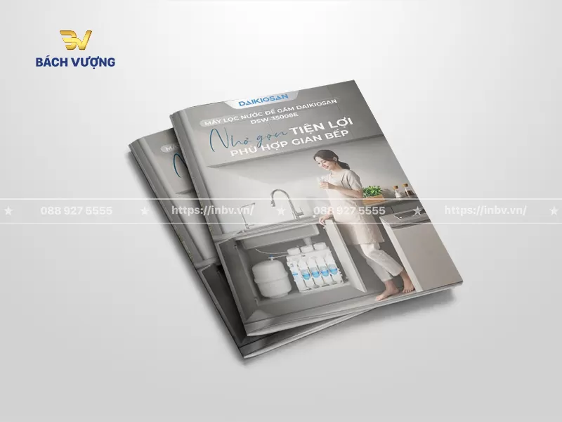 Mẫu catalogue m&aacute;y lọc nước để gầm thiết kế hiện đại, trang nh&atilde;