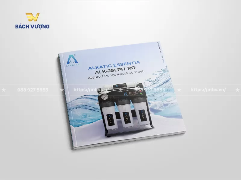 Mẫu catalogue m&aacute;y lọc nước phong c&aacute;ch tối giản, thanh lịch