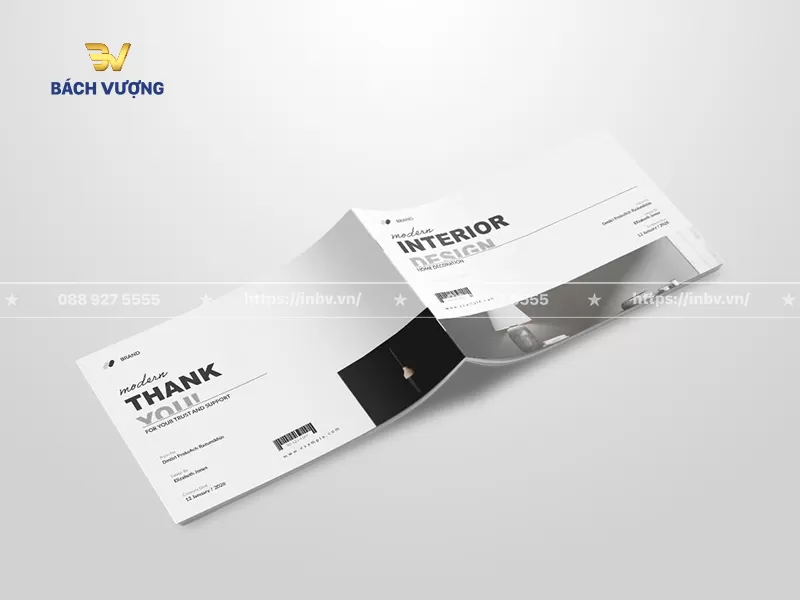 Mẫu catalogue nội thất phong c&aacute;ch tối giản đen trắng