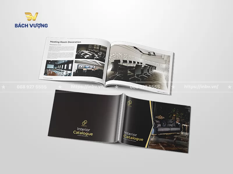 Mẫu catalogue nội thất văn ph&ograve;ng khổ ngang
