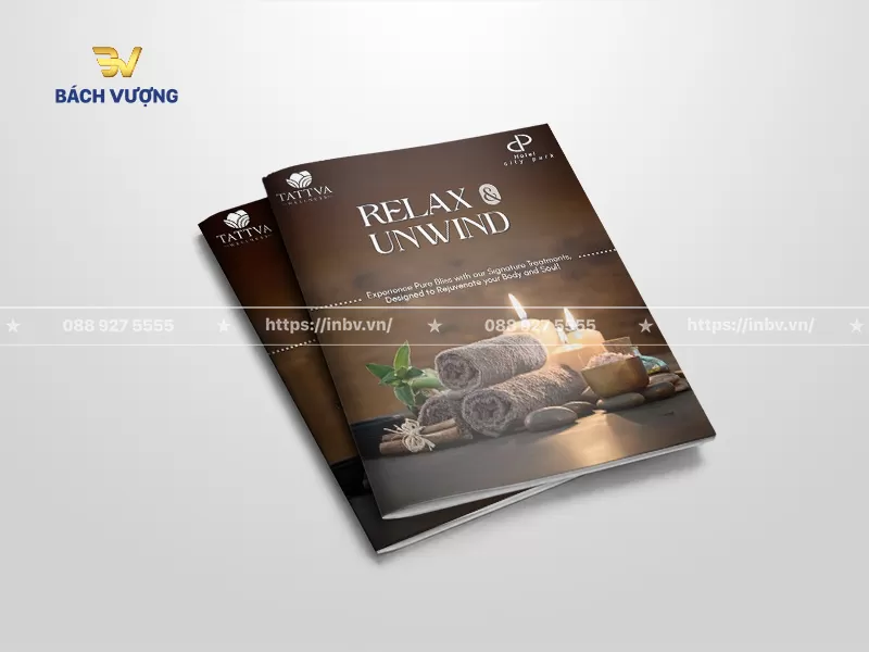 mẫu catalogue spa cho dịch vụ chăm s&oacute;c sức khoẻ, sắc đẹp kh&aacute;ch sạn