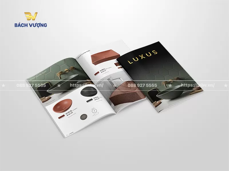 mẫu catalogue thiết bị vệ sinh v&agrave; chậu lavabo m&agrave;u sắc
