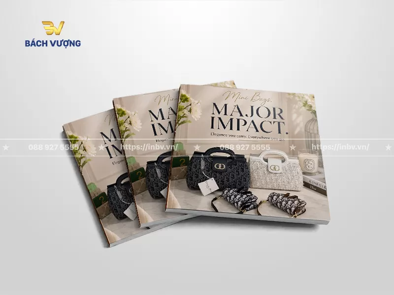 mẫu catalogue t&uacute;i x&aacute;ch mini sang trọng phong c&aacute;ch tiểu thư