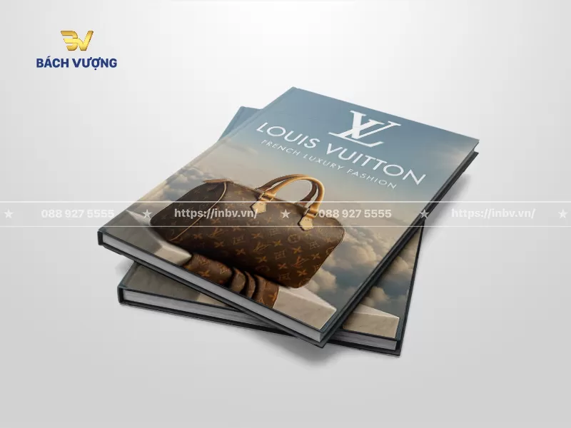 mẫu catalogue t&uacute;i x&aacute;ch thiết kế b&igrave;a in h&igrave;nh bầu trời l&agrave;m nền