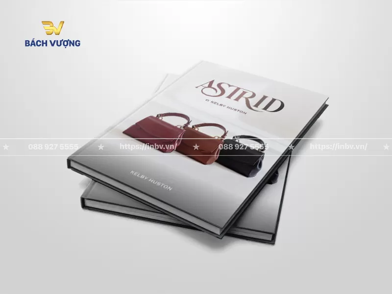 mẫu catalogue t&uacute;i x&aacute;ch thiết kế b&igrave;a m&agrave;u trắng x&aacute;m phối chuyển m&agrave;u tinh tế
