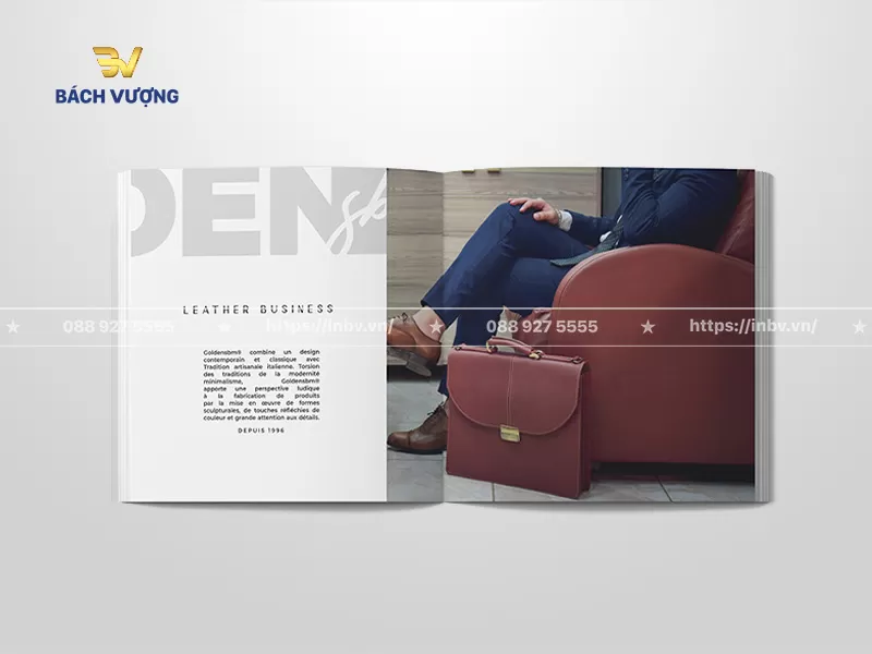 mẫu trang ruột catalogue t&uacute;i x&aacute;ch v&agrave; cặp t&aacute;p da c&ocirc;ng sở cho nam