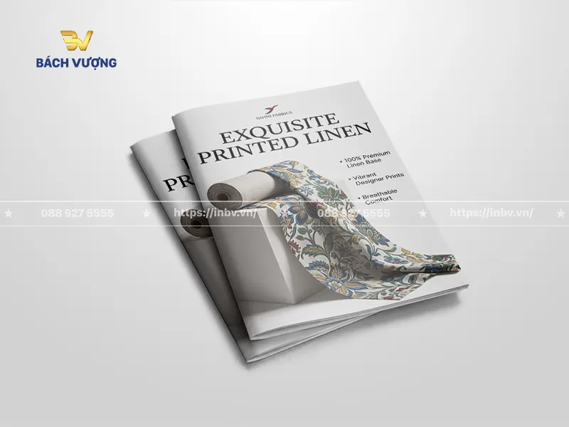 Mẫu catalogue vải linen in hoa văn ng&agrave;nh dệt may thời trang, r&egrave;m cửa v&agrave; nội thất