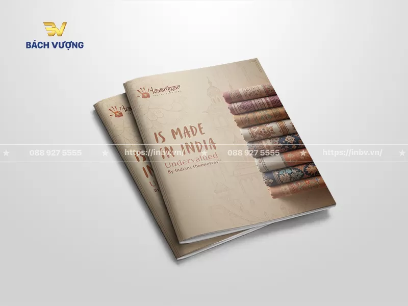 Mẫu catalogue vải thổ cẩm dệt tay truyền thống Kaarigar Ấn Độ ấn tượng