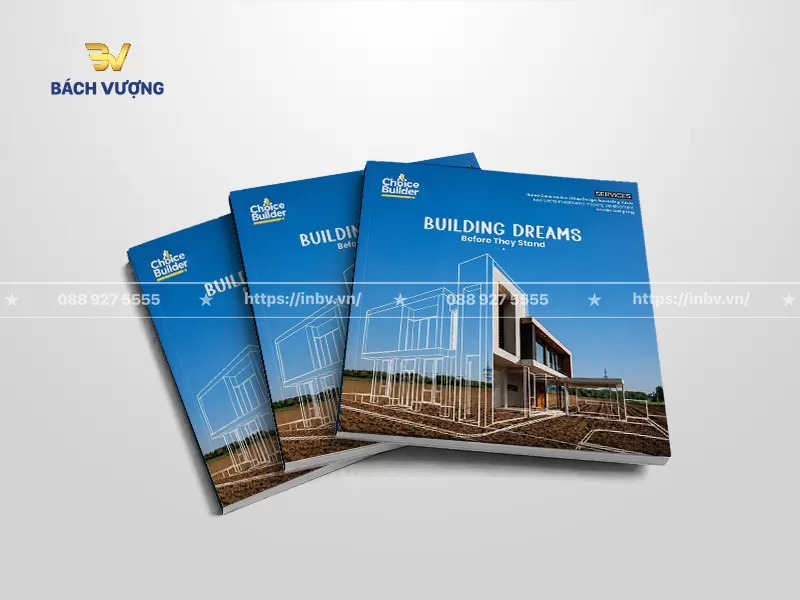 mẫu catalogue x&acirc;y dựng c&ocirc;ng ty kiến tr&uacute;c tone xanh hiện đại
