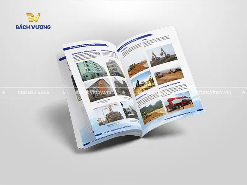 mẫu catalogue x&acirc;y dựng trang ruột giới thiệu sản phẩm dịch vụ trực quan