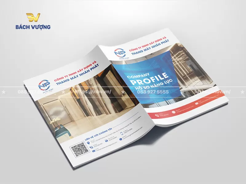 mẫu catalogue x&acirc;y dựng v&agrave; lắp đặt thang m&aacute;y hiện đại, trực quan