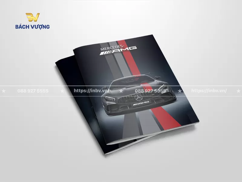 mẫu catalogue xe &ocirc; t&ocirc; phong c&aacute;ch xe đua mạnh mẽ với tone nền đen huyền b&iacute;
