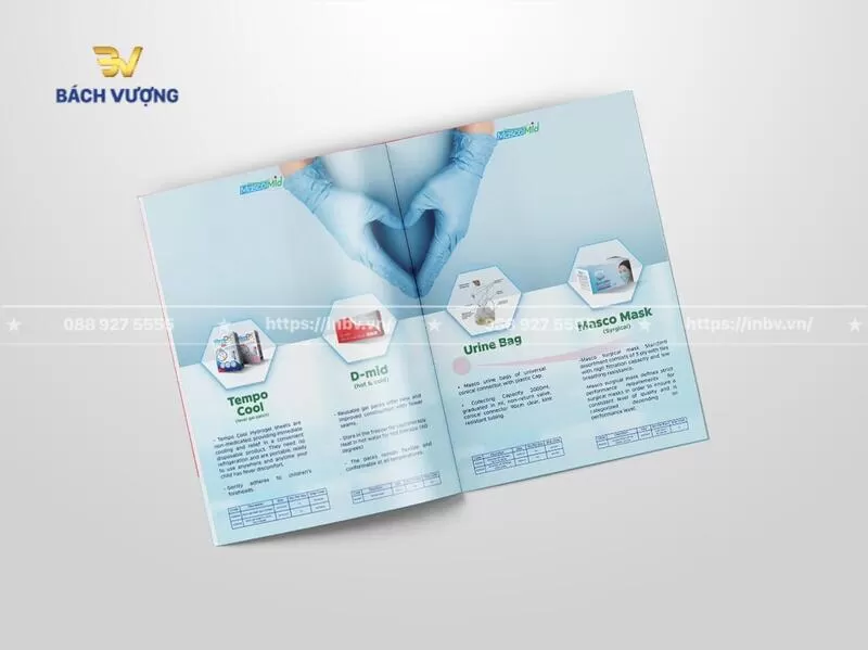 Mẫu catalogue y tế thiết kế đẹp, ấn tượng