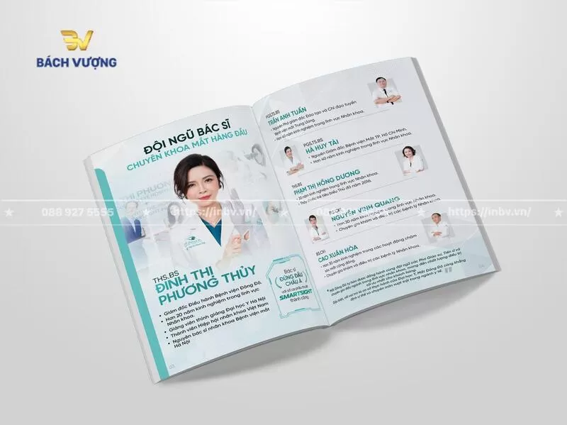 Mẫu catalogue giới thiệu chuy&ecirc;n khoa mắt