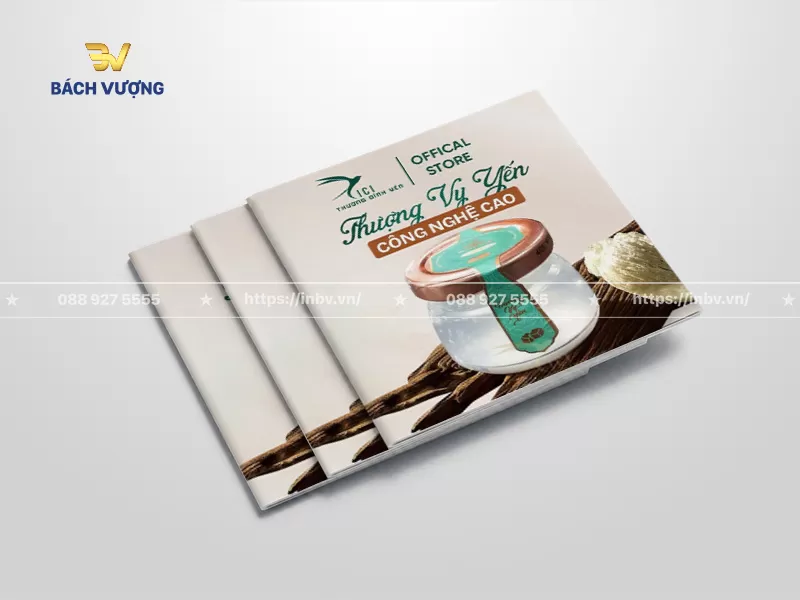 mẫu catalogue yến s&agrave;o tone trắng ng&agrave; tối giản giới thiệu yến chưng c&ocirc;ng nghệ cao