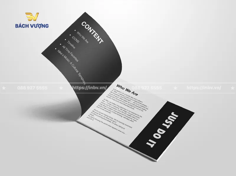 Mẫu catalogue hướng dẫn tại sự kiện